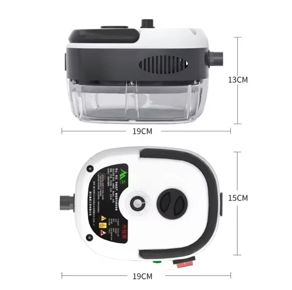 Limpiador de vapor portátil de 2500W, esterilización de alta temperatura, lavadora a presión para el hogar, coche, cocina, aire acondicionado